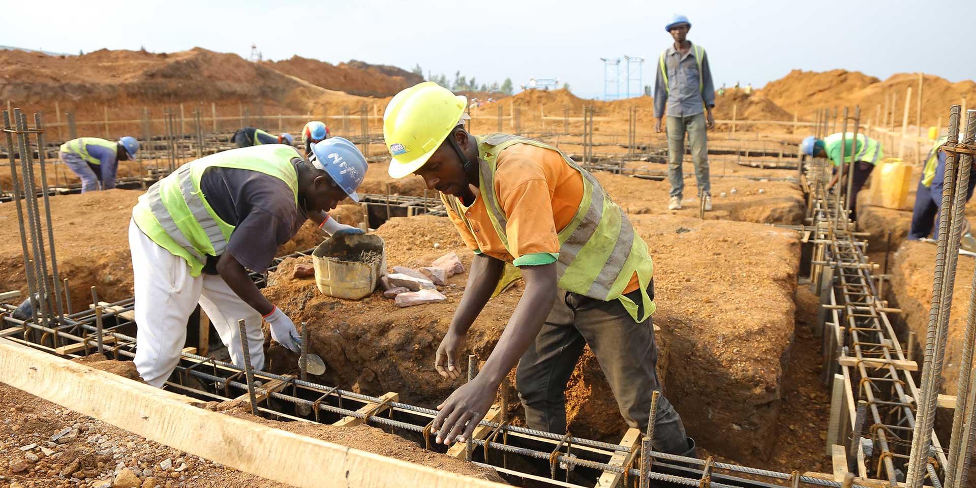 Many types of construction equipment are designed.